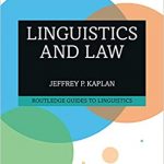 『言語学と法』Linguistics and Law