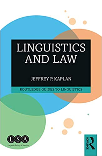 『言語学と法』Linguistics and Law